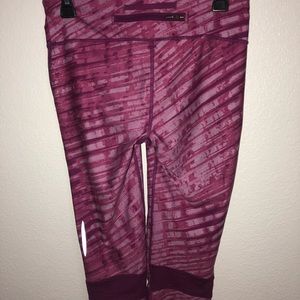 Under Armour, pink, compression capri